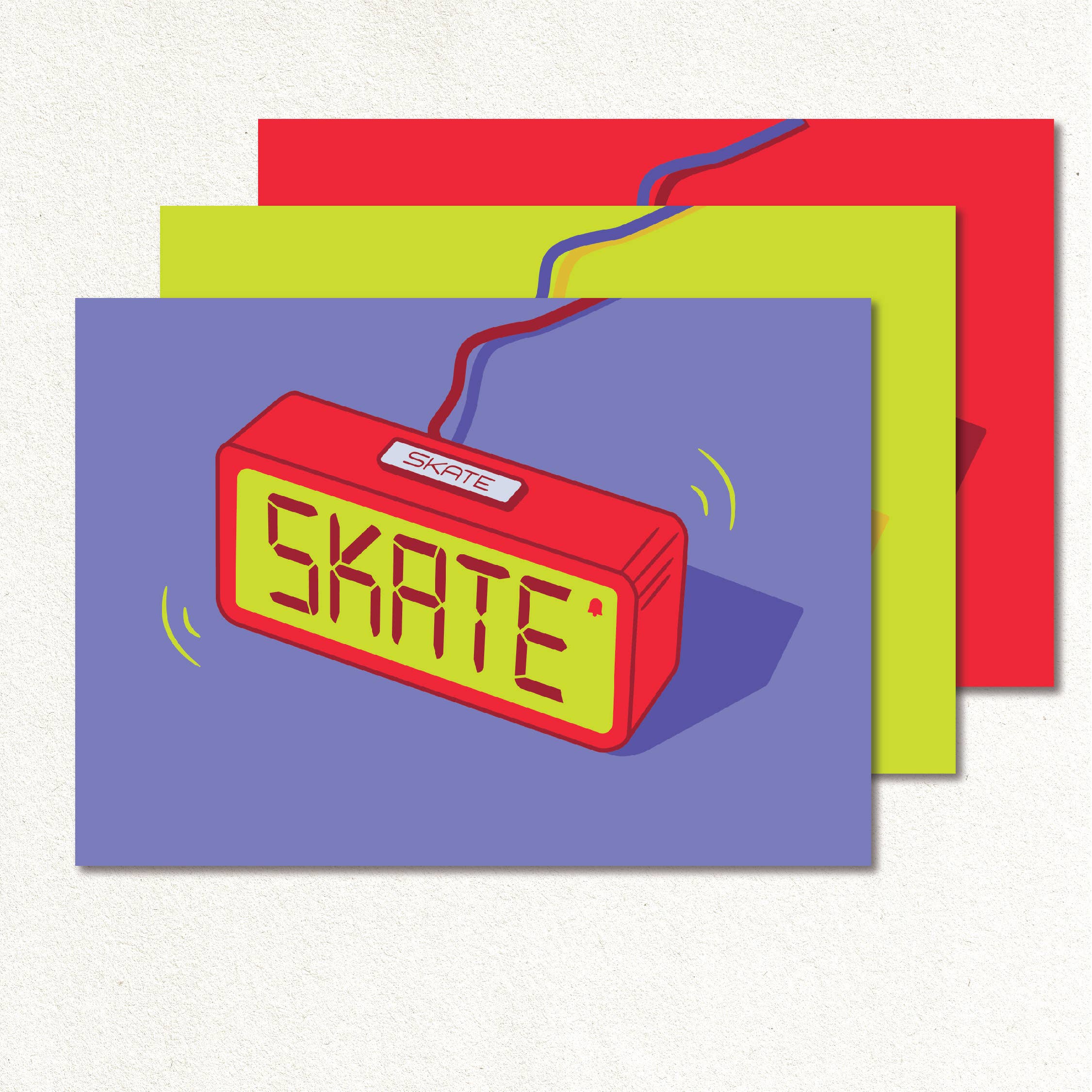 Create & Skate Factory - Wholesale Art Print - Skate O'Clock Art Print3