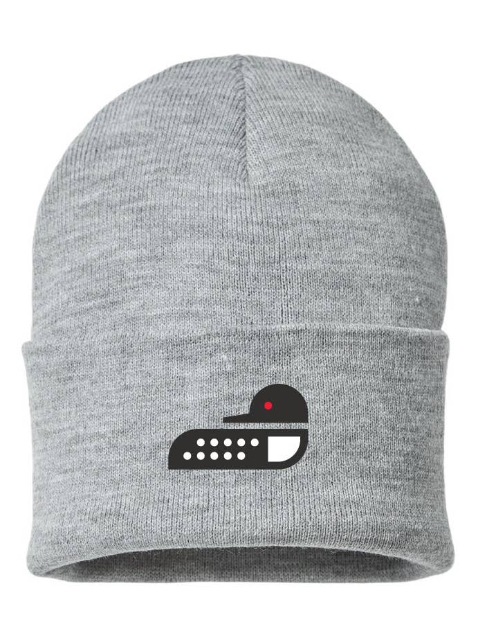 Heather Light Grey UN Common Loon Beanie for wholesale by Up North Trading Company