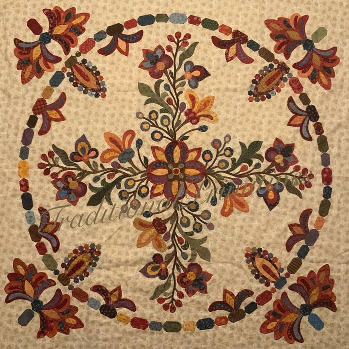 Traditional Primitives - Wholesale Craft Sewing Kit - Delightful Garden Applique Pattern4