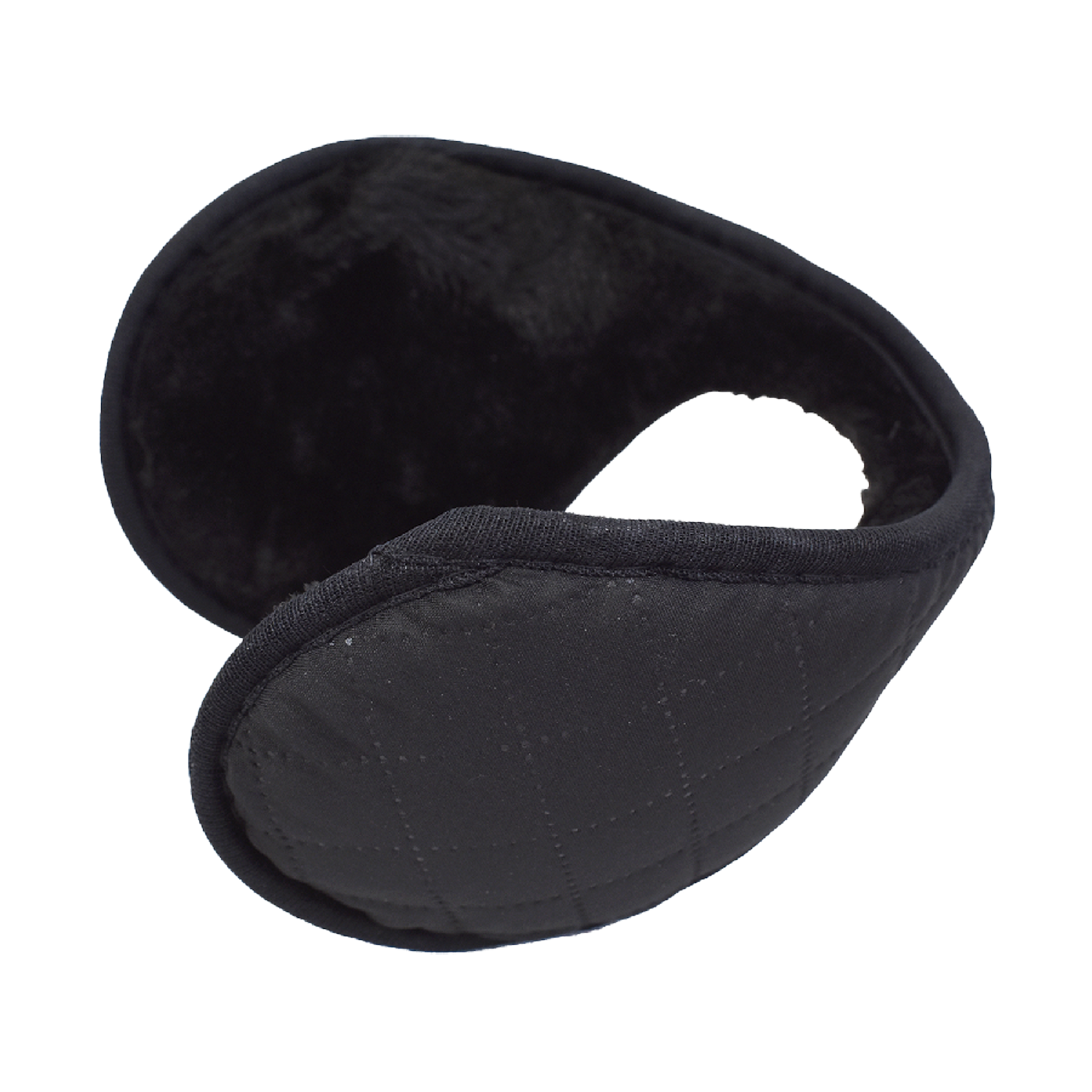Grand Sierra - Wholesale Earwarmers/Ear Muffs - Women's - Ladies Quilted Back-Wrap Ear Warmers, Black - 753261