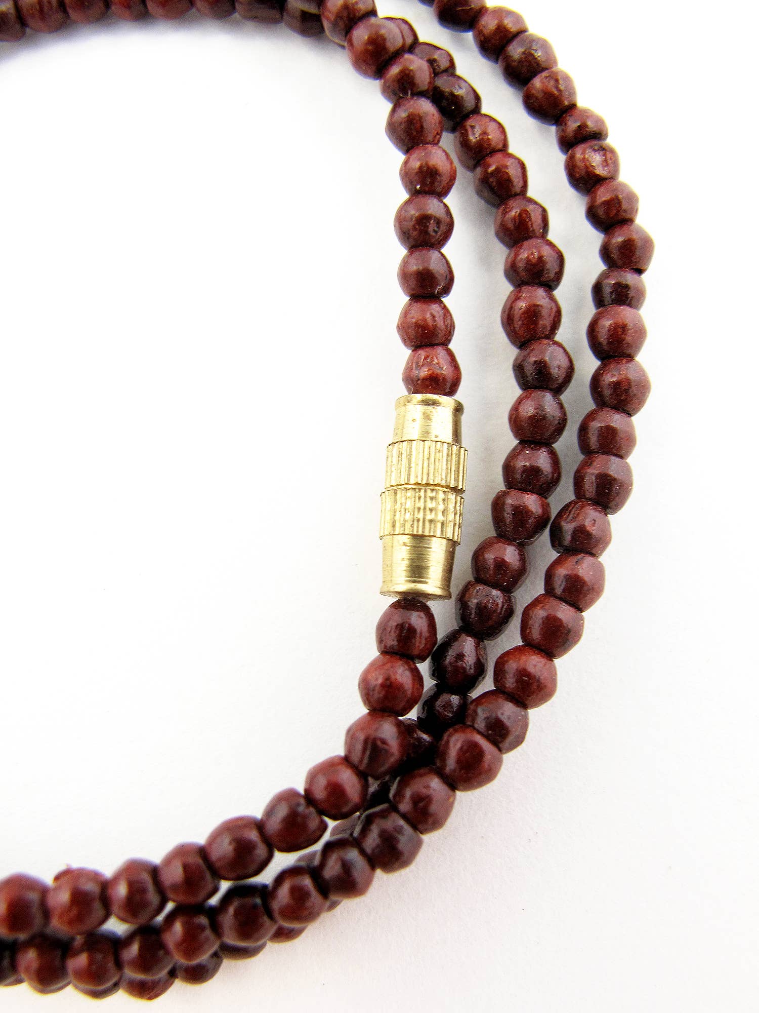 Tika - Wholesale Beaded/Pearl Necklace - Wood Necklace- 3mm9