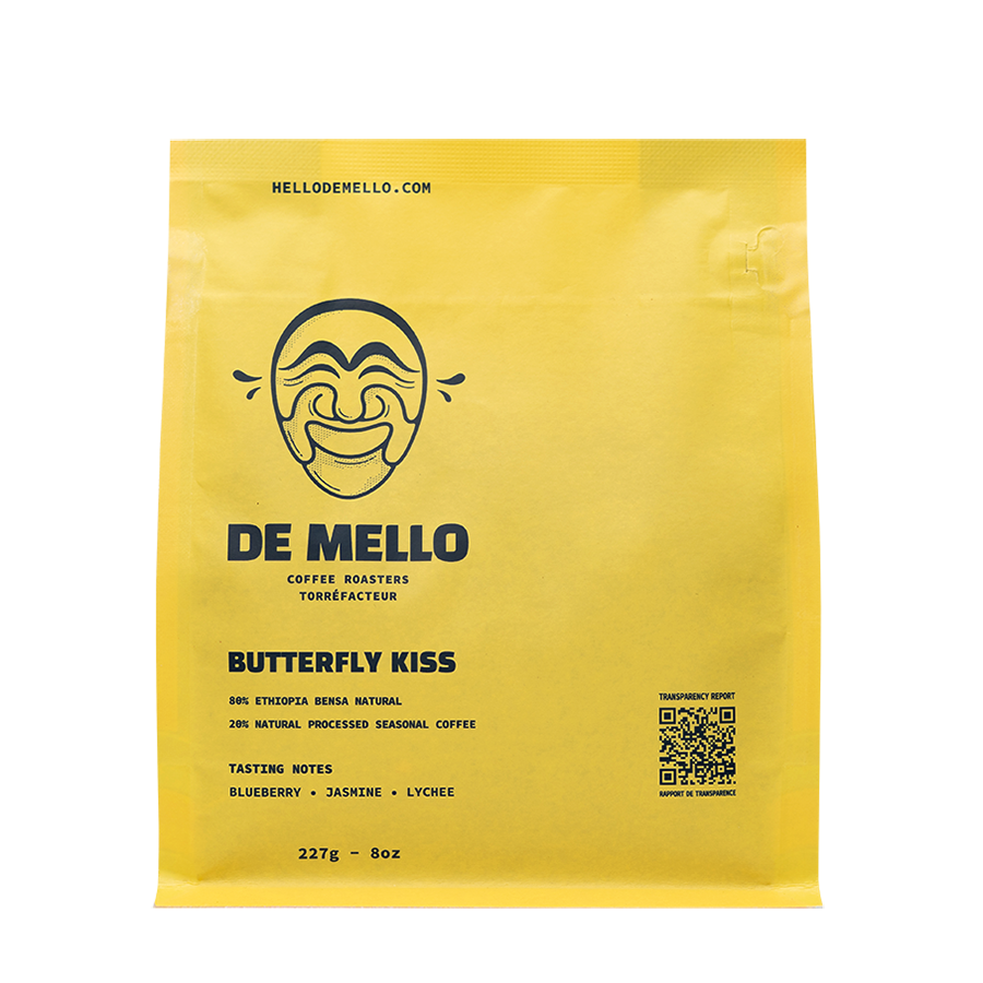 De Mello Coffee – wholesale Coffee beans – De Mello Butterfly Kiss (Coffee Beans)0
