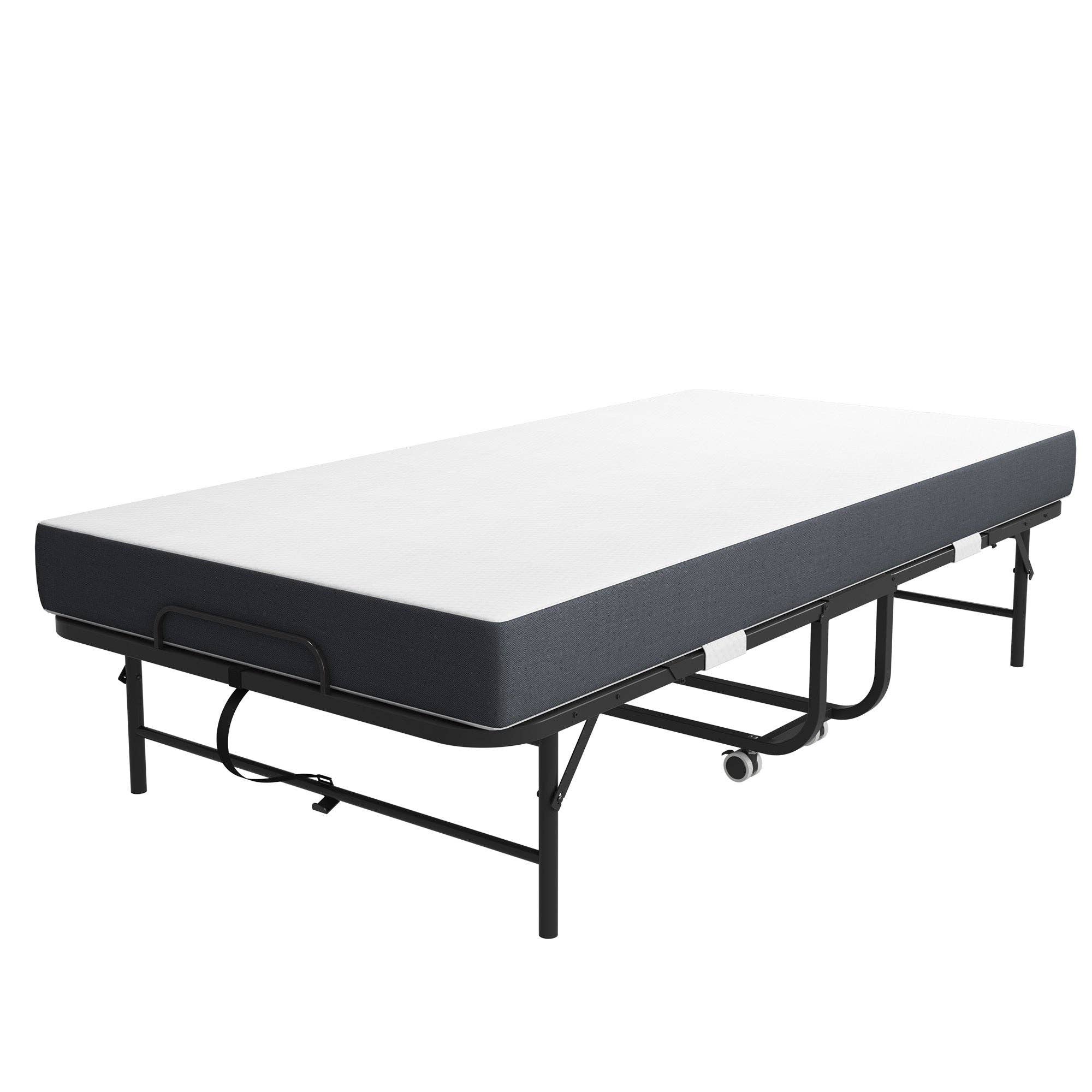 39F Inc. - Wholesale Bed - Twin Folding Bed:Memory Foam Mattress+Sturdy Metal Frame17