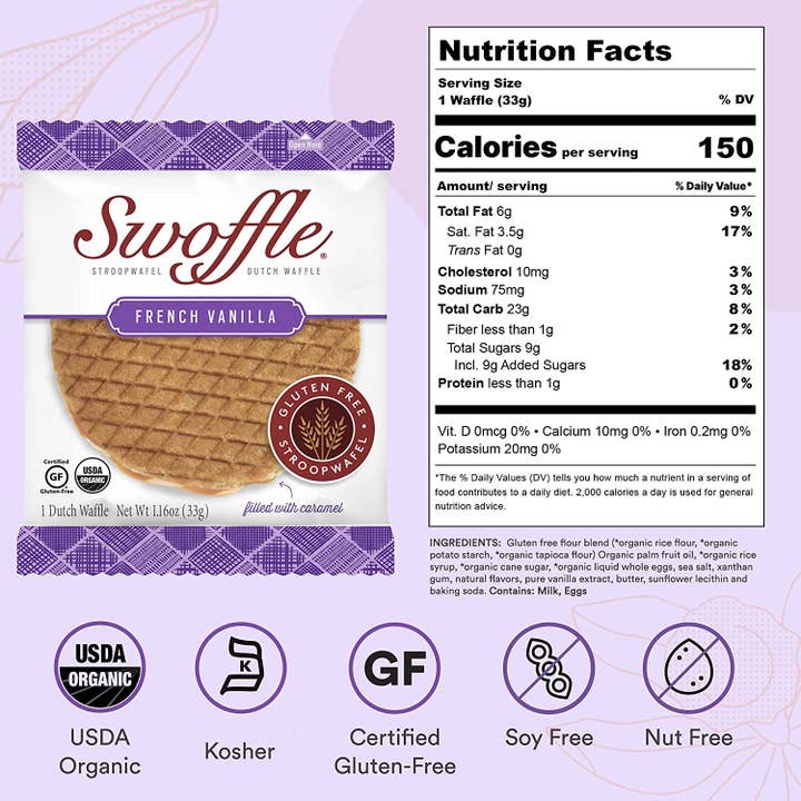 Swoffle - Wholesale Cookie - French Vanilla Swoffle with Caramel Fill8