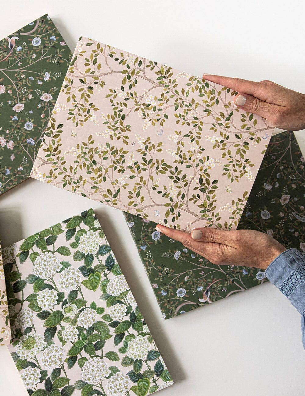 Bespoke Letterpress – wholesale Notepad – White Blossoms Notepad Jumbo Jotter5