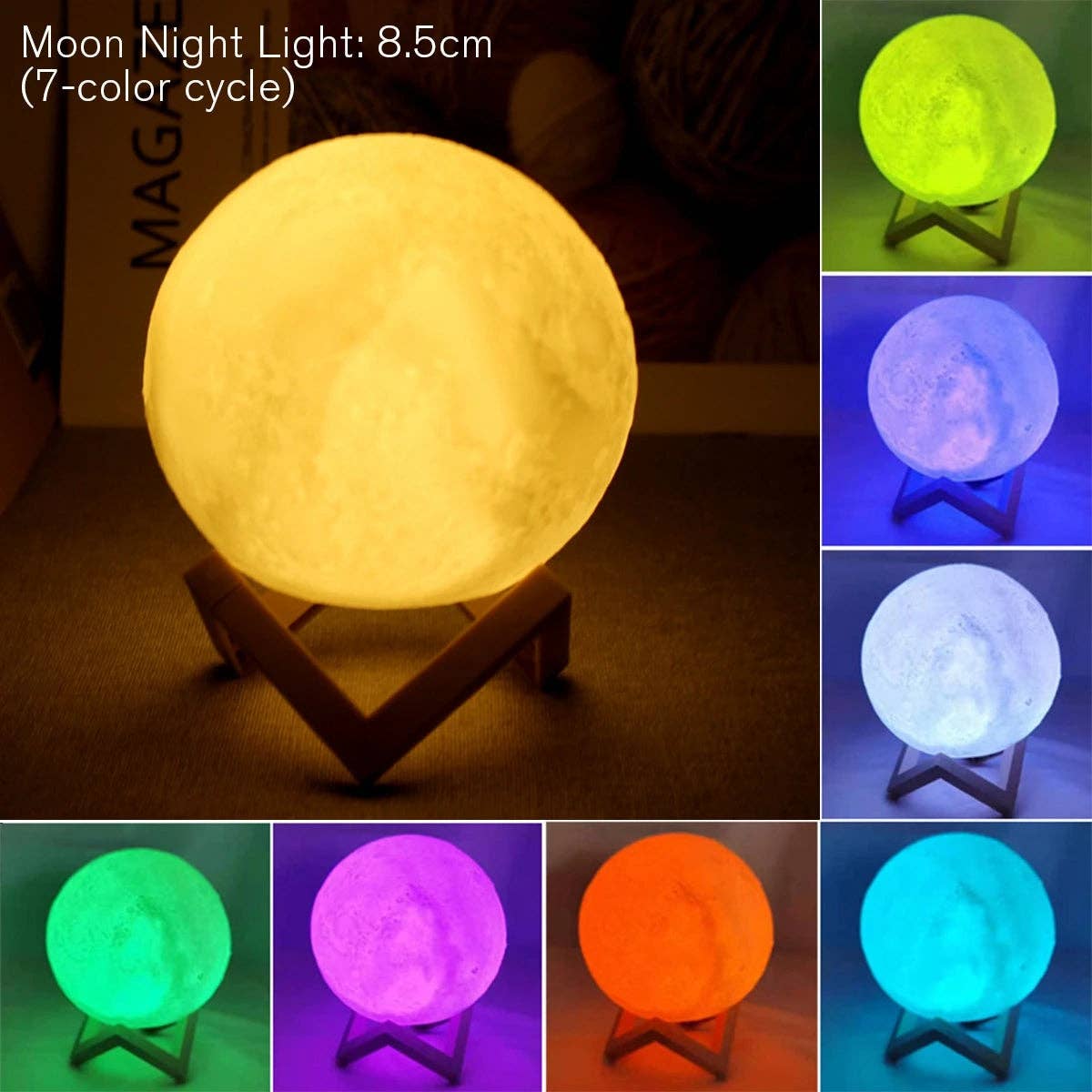 Buddha Ayurveda - Wholesale Night Light - Kids & Baby - Moon Lamp Night Light - Kids Room Decor - for New Year Decor3