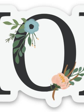 Mom Floral Sticker for wholesale by Ginger P. Designs