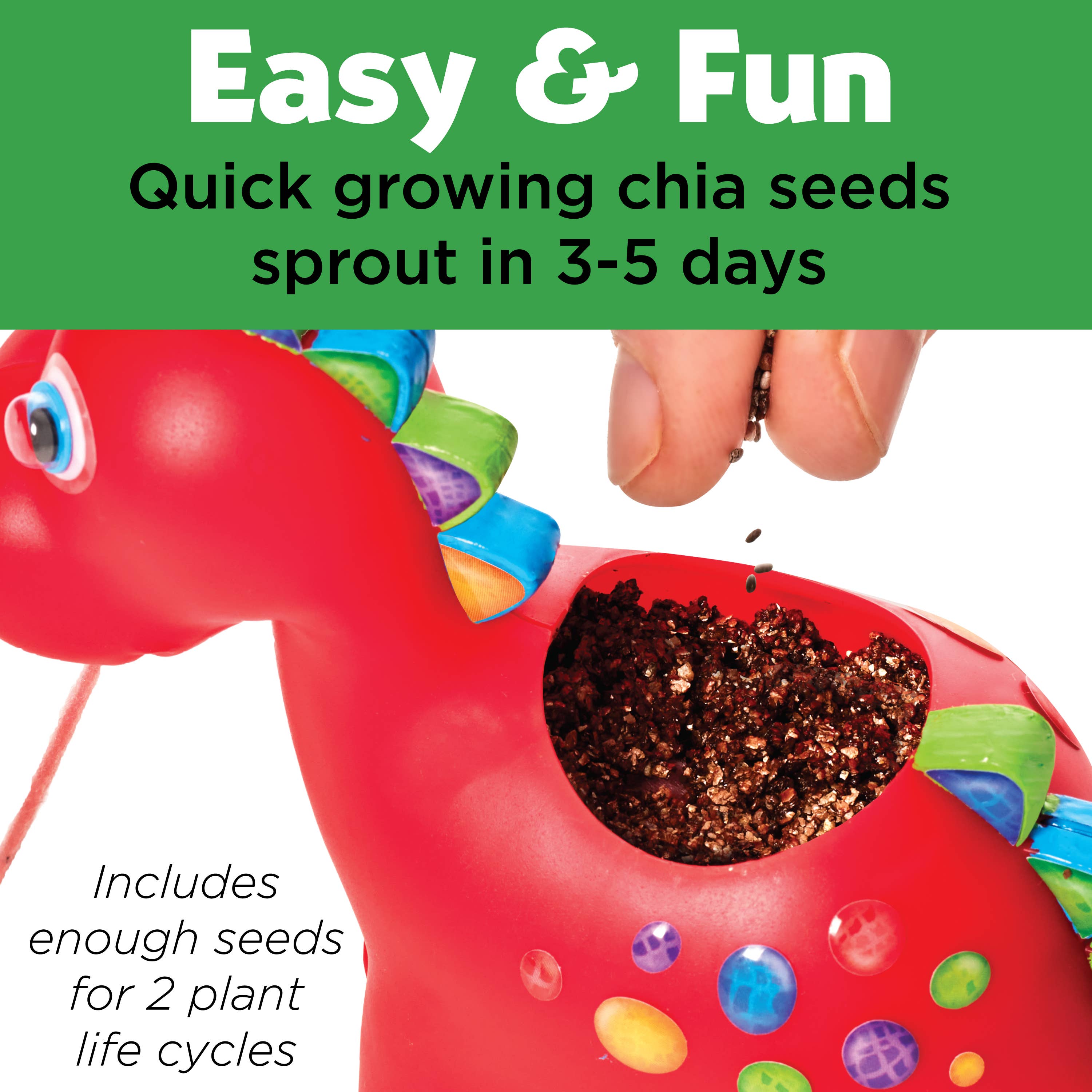 Faber-Castell / Creativity for Kids - Wholesale DIY Craft Kit - Kids - Self-Watering Dinosaur Plant Pet Grow Craft Kit for Kids3