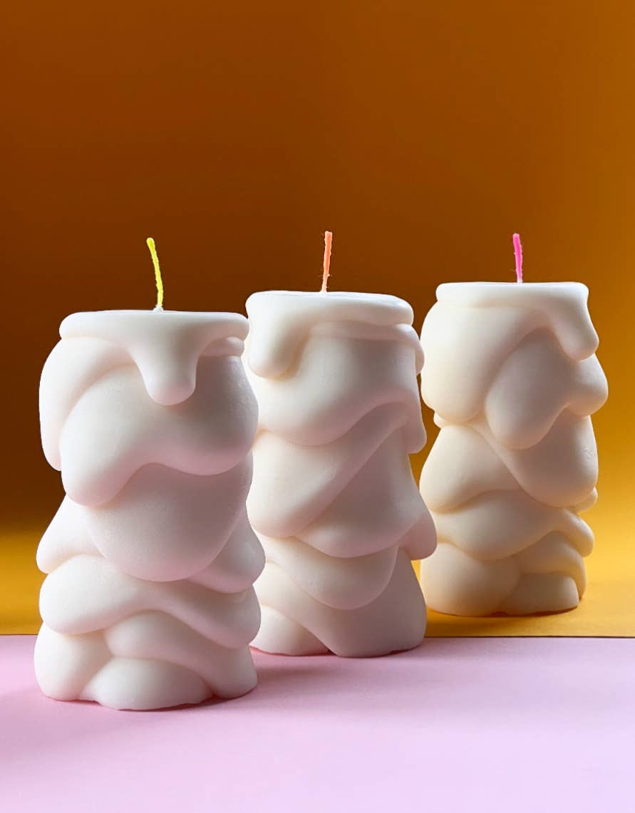 HEYLENOCHKA BERLIN - Wholesale Novelty Candle - WOBBLY BLOCK CANDLE