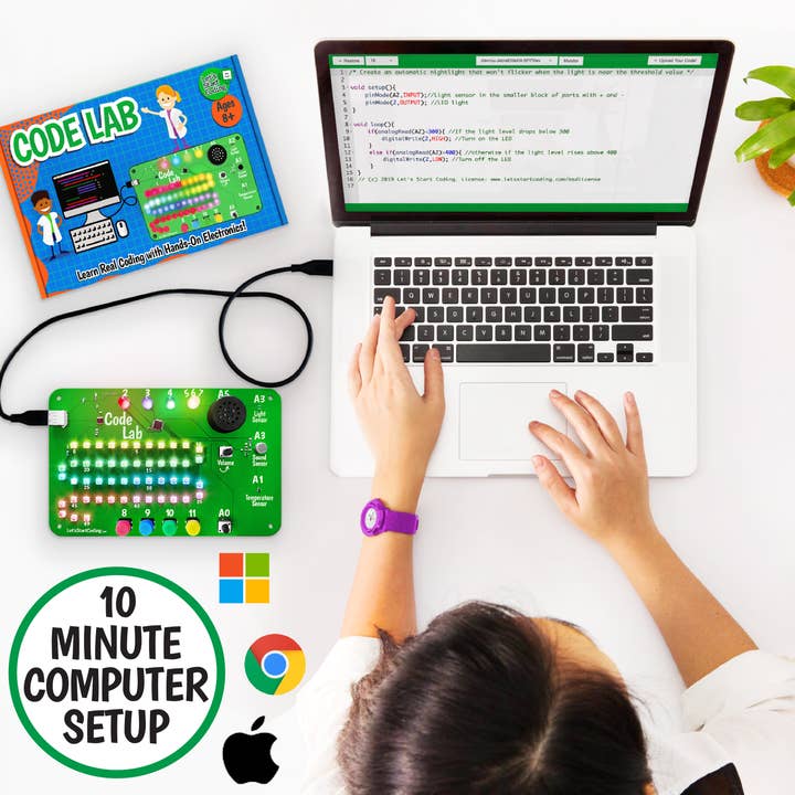 Let's Start Coding - Wholesale Electronic Toy - Kids & Baby - Code Lab | All-Inclusive Hands-On Coding | Boys & Girls 8-122