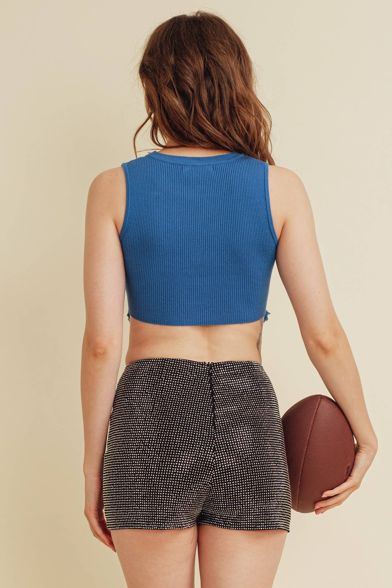 Cloud Ten - Wholesale Tank Top - Women's - CSW9141A - SLEEVELESS TASSLE HEM KNIT TANK1