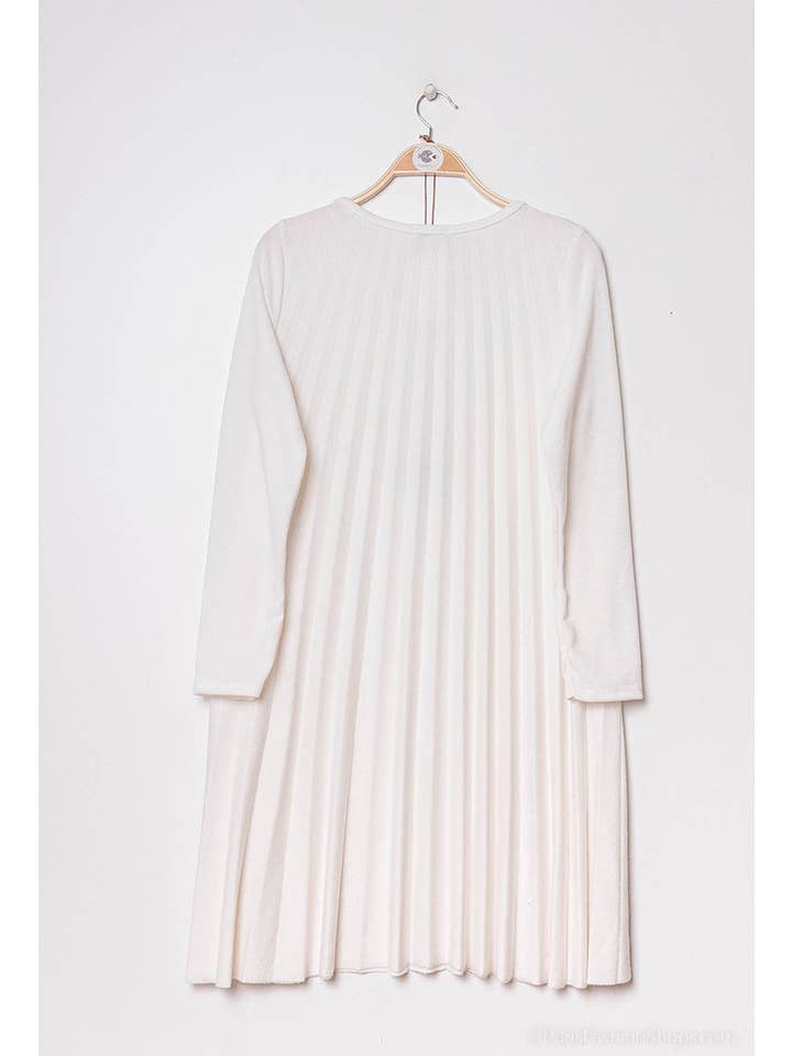 P&R STAR – Großhandel Kleid – Damen – Plissiertes Strickkleid28