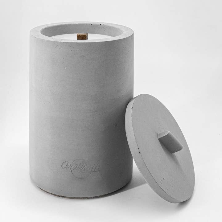 Concrete Outdoor Fire “Light” Height 170 With Weather for wholesale by Grellroth Produktdesign
