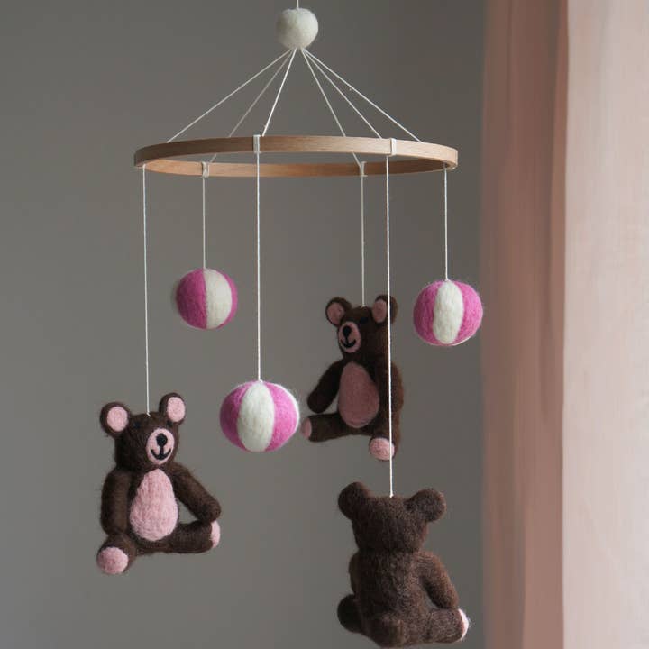 Mobile, Bears/Balls, Pink for wholesale by Gamcha