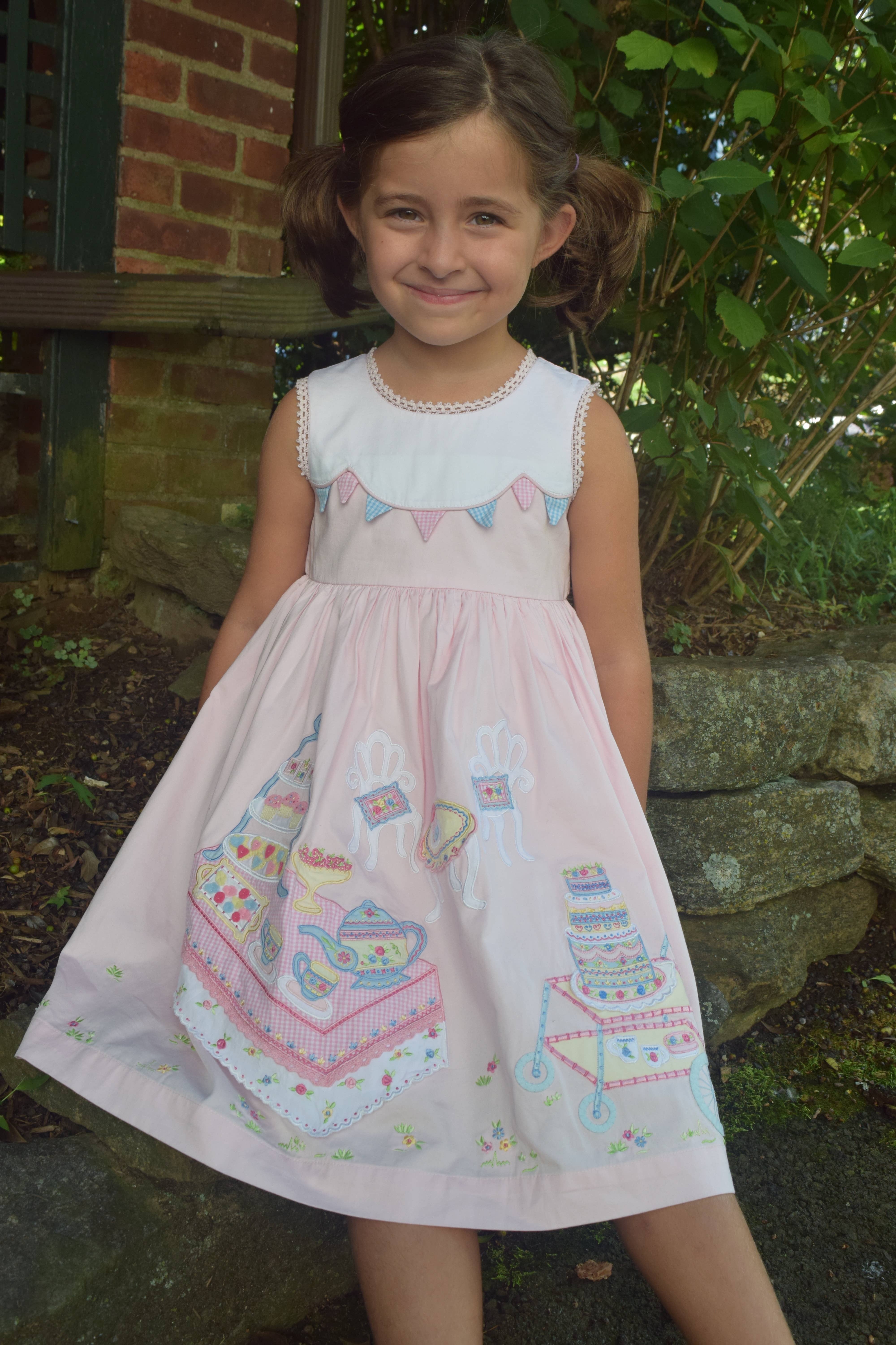 Cotton Kids - Vendita all'ingrosso Vestito - Bambini - CK 3956 ABITO DA FESTA PER PASTICCERIA E TÈ2