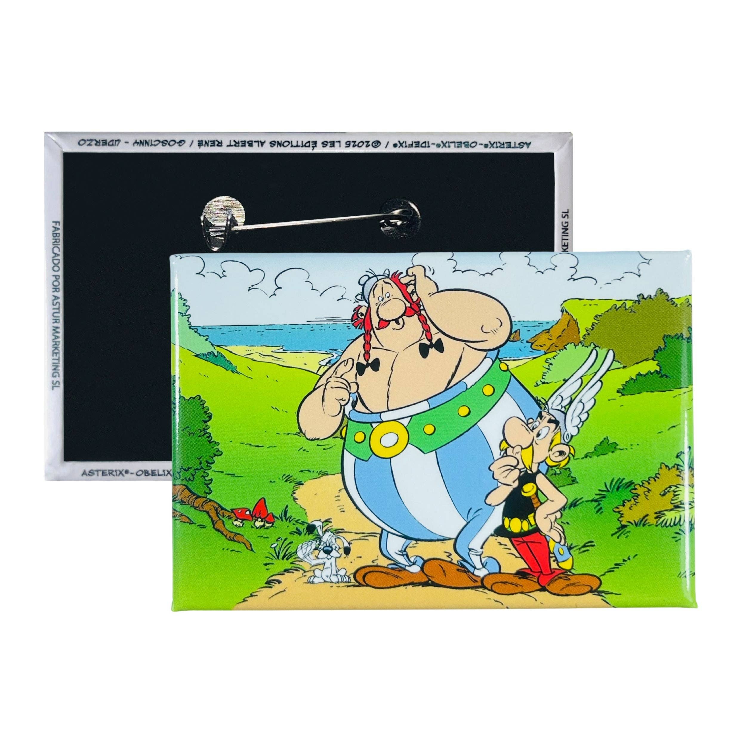 Astur Pins – wholesale Nål och knapp för kavajslag – PLÅT © Asterix, Obelix och Idefix fundersamma - B#640