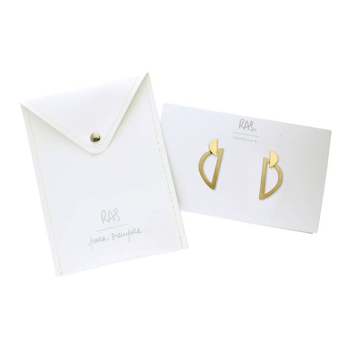 RAS - Wholesale Dangle Earrings - Bau Gold Plated Earrings1