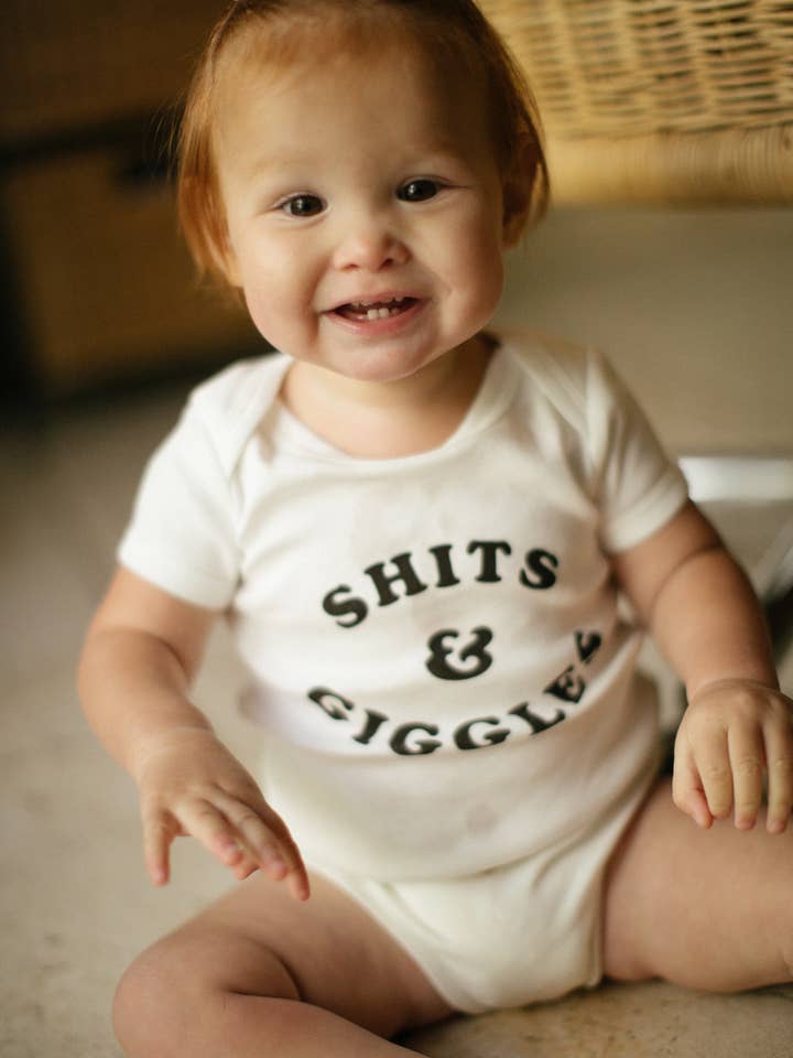 The Bee & The Fox - Wholesale Bodysuit (Non-Footed) - Baby - Shits & Giggles (Onesie)