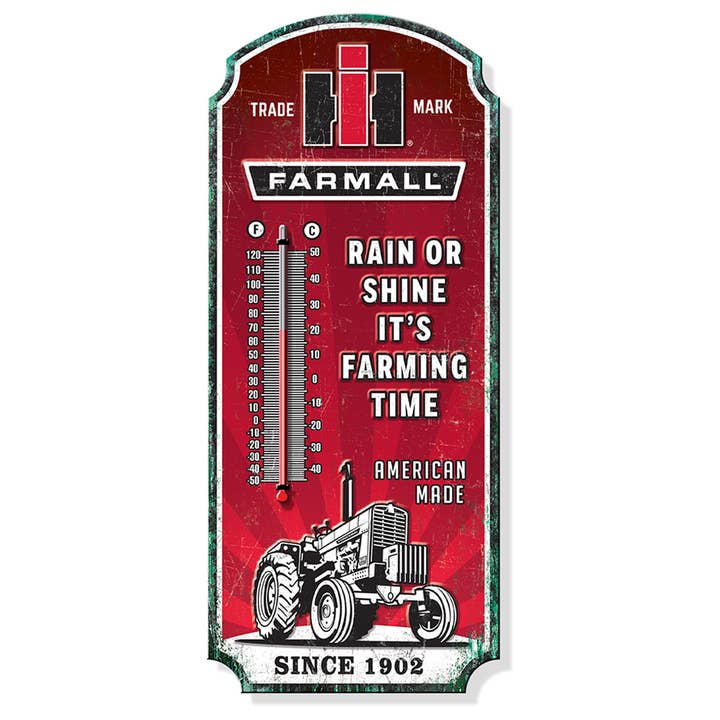 Thermometer - Farmall Since 1902 for wholesale by Desperate Enterprises