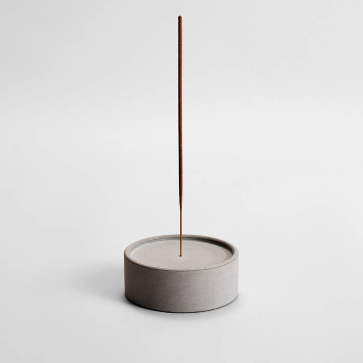Grey Concrete Incense Holder | Incense Burner | Geometric for wholesale by ZOA concept