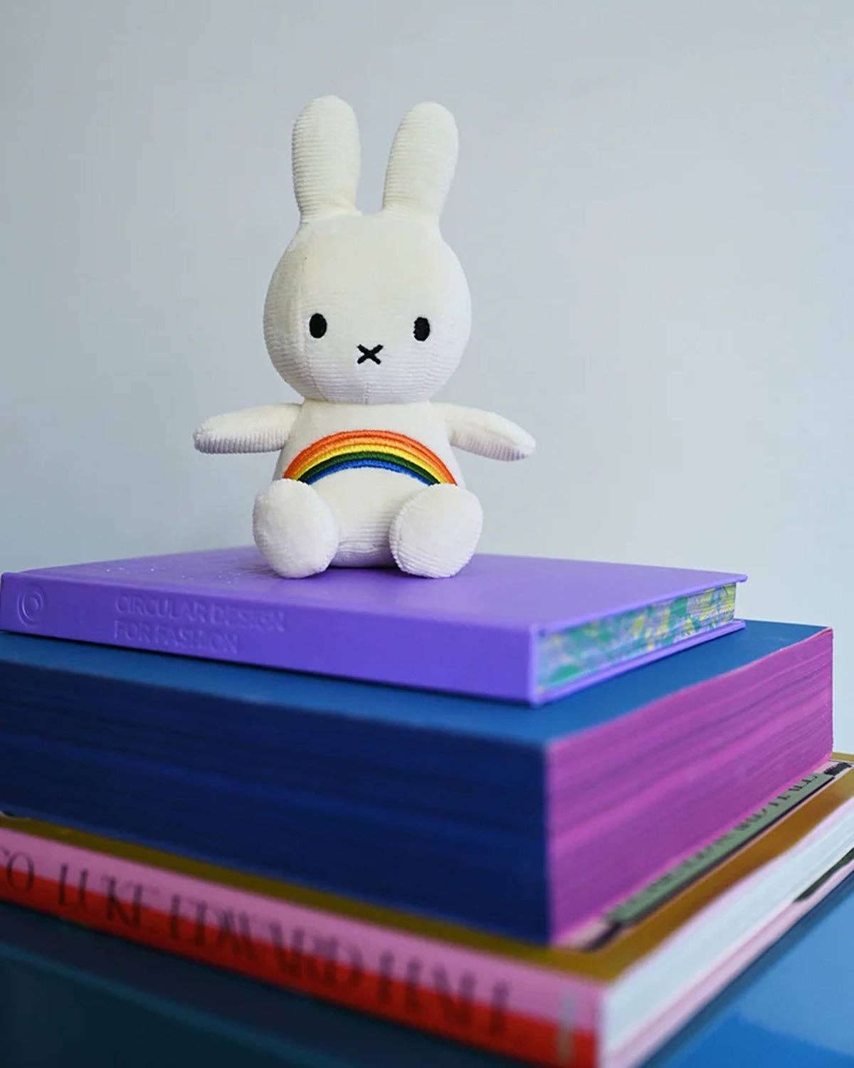 VICI Brands: Premier Design Kids Goods 🌍 - Wholesale Stuffed/Plush Toy - Kids & Baby - Plush MIFFY Rainbow Offwhite 7"4