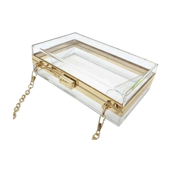 Gameday Luxe - Wholesale Crossbody Bag - Women's - The Shawn Clear Crossbody Handbag