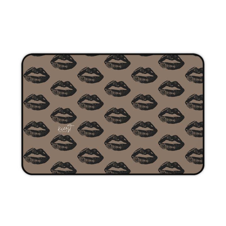 Labios Negros en Alfombrilla de Escritorio Mocha para venta al por mayor de kierst