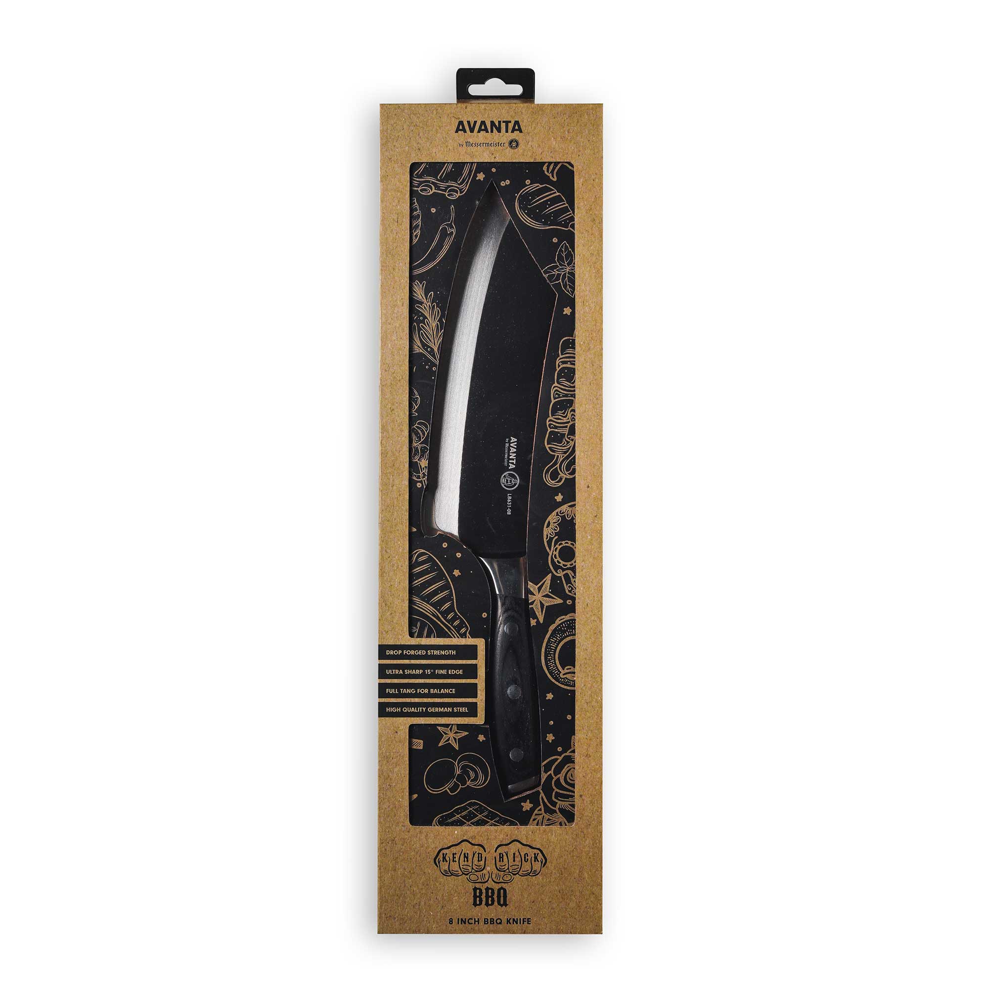 Messermeister - Wholesale Kitchen/Utility Knife - Avanta Kendrick BBQ Knife - 8"8