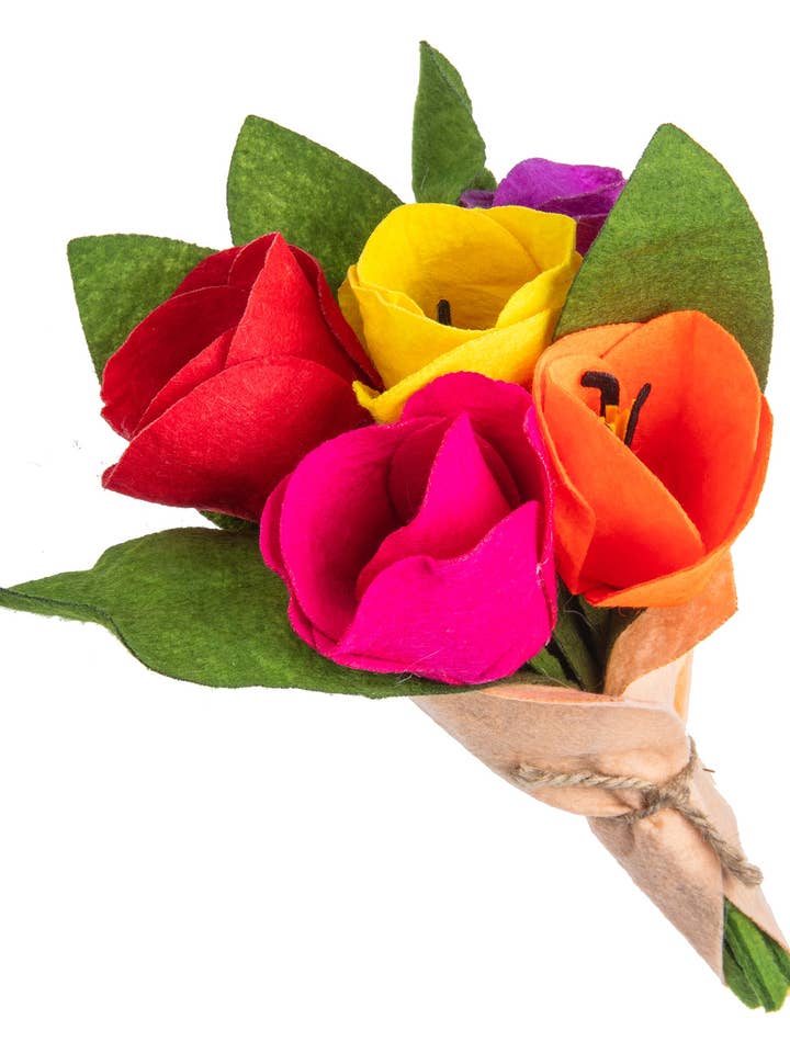 Petite Tulip Bouquet for wholesale by Silk Road Bazaar