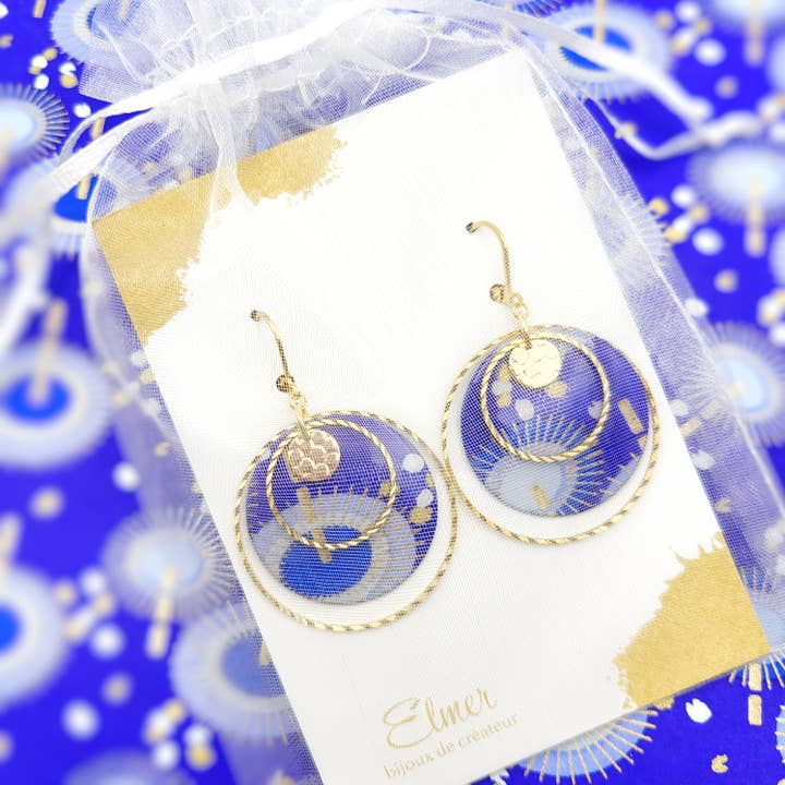 Elmer - Wholesale Dangle Earrings - Large HAN earrings / 4 colors1