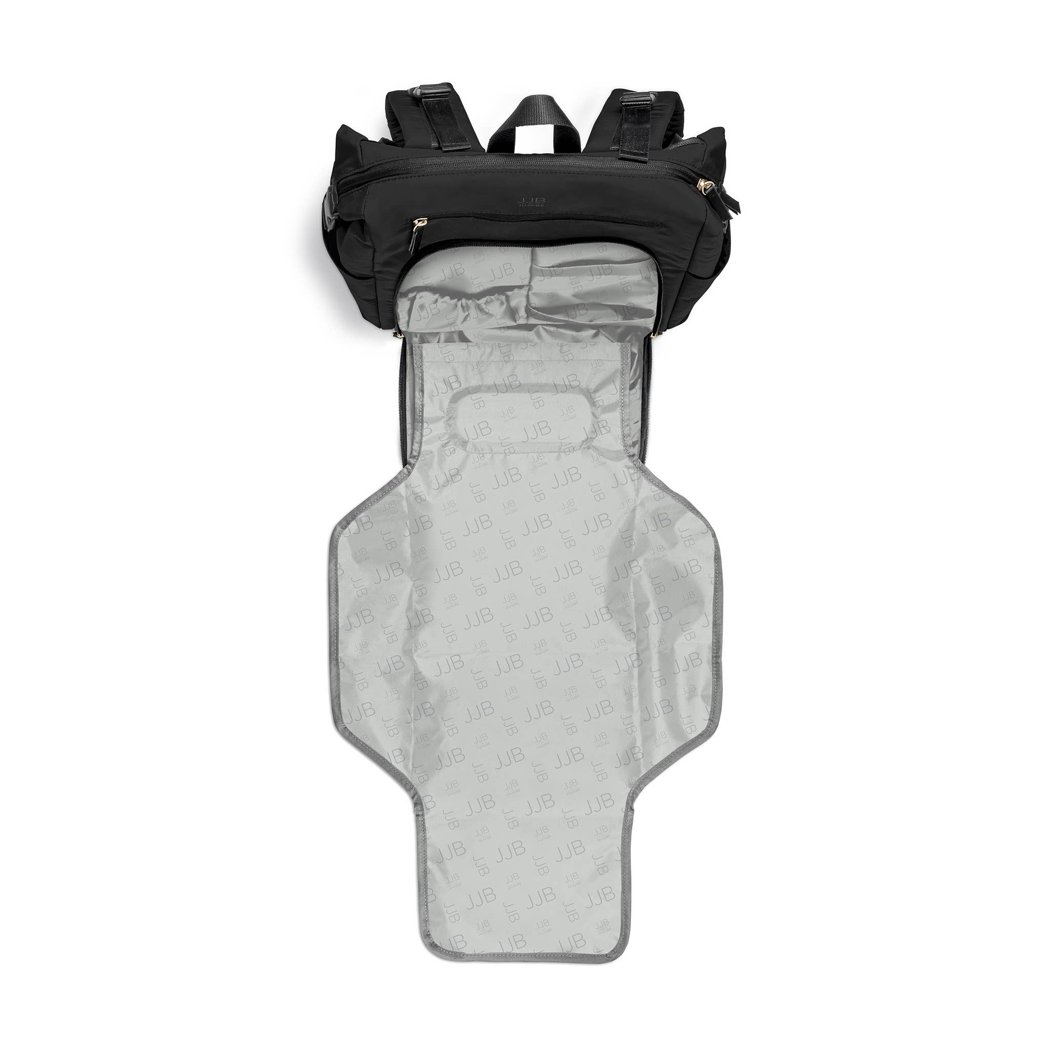 JuJuBe - Wholesale Diaper Bag - Baby - Modern Backpack Diaper Bag - Black2