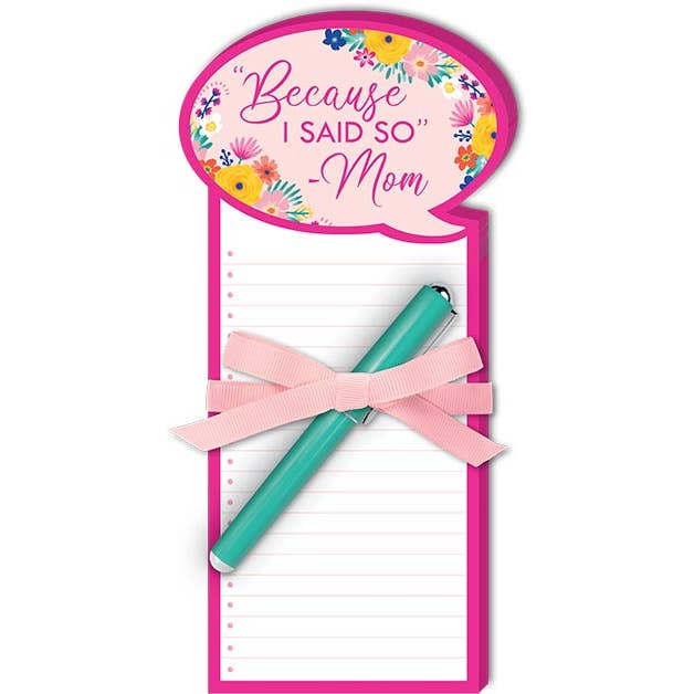 Die-cut Notepad with Pen - I Said So for wholesale by Lady Jayne