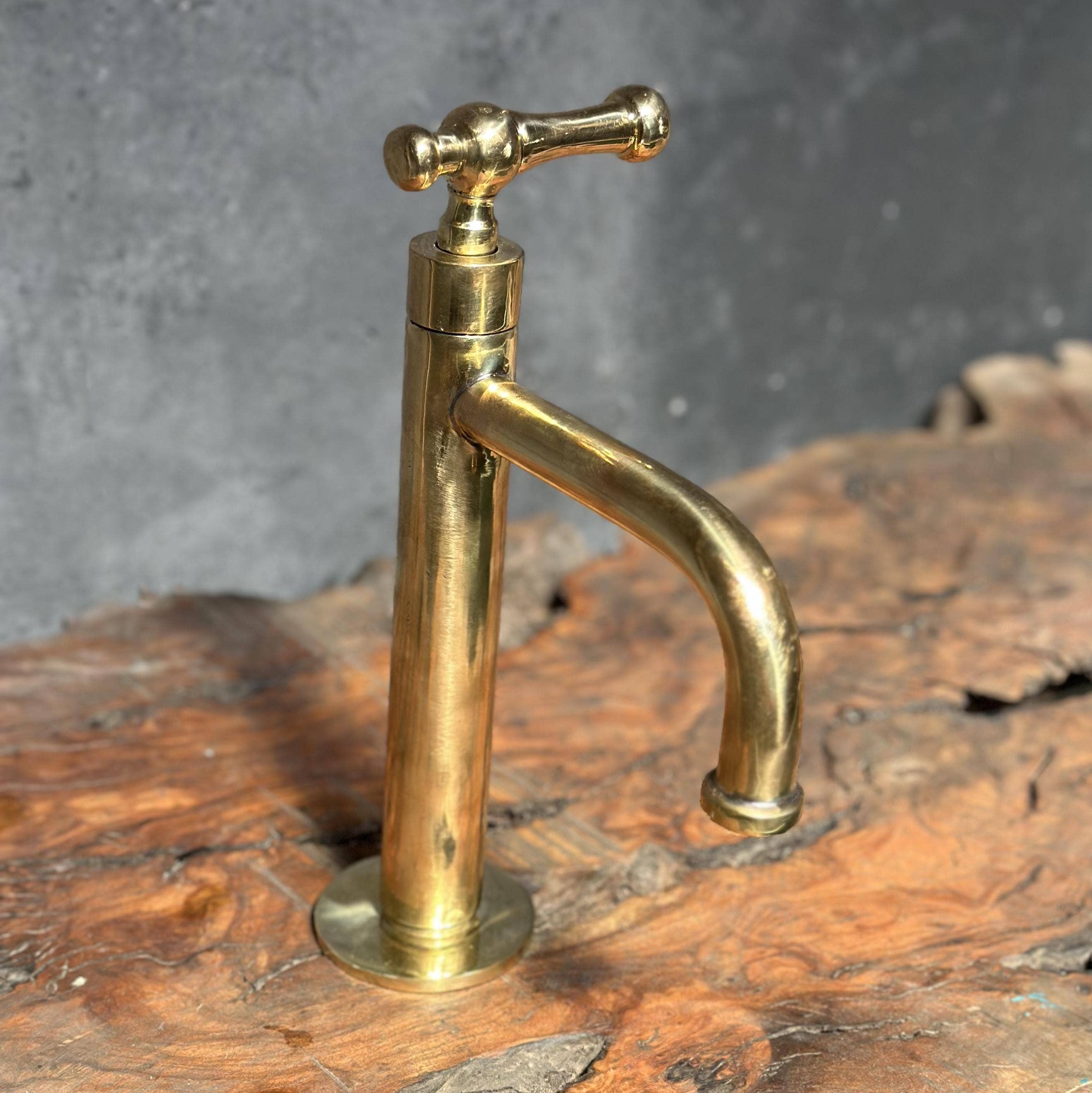 Artihand - Wholesale Kitchen Tool/Gadget - Unlacquered Brass Bathroom Faucet, Victorian Bathroom Faucet4