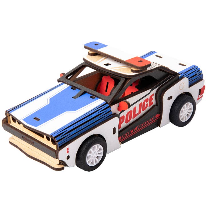 Robotime - Wholesale Toy Car/Truck - Kids - Robotime DIY Wooden Inertia Power Vehicles Model HL302