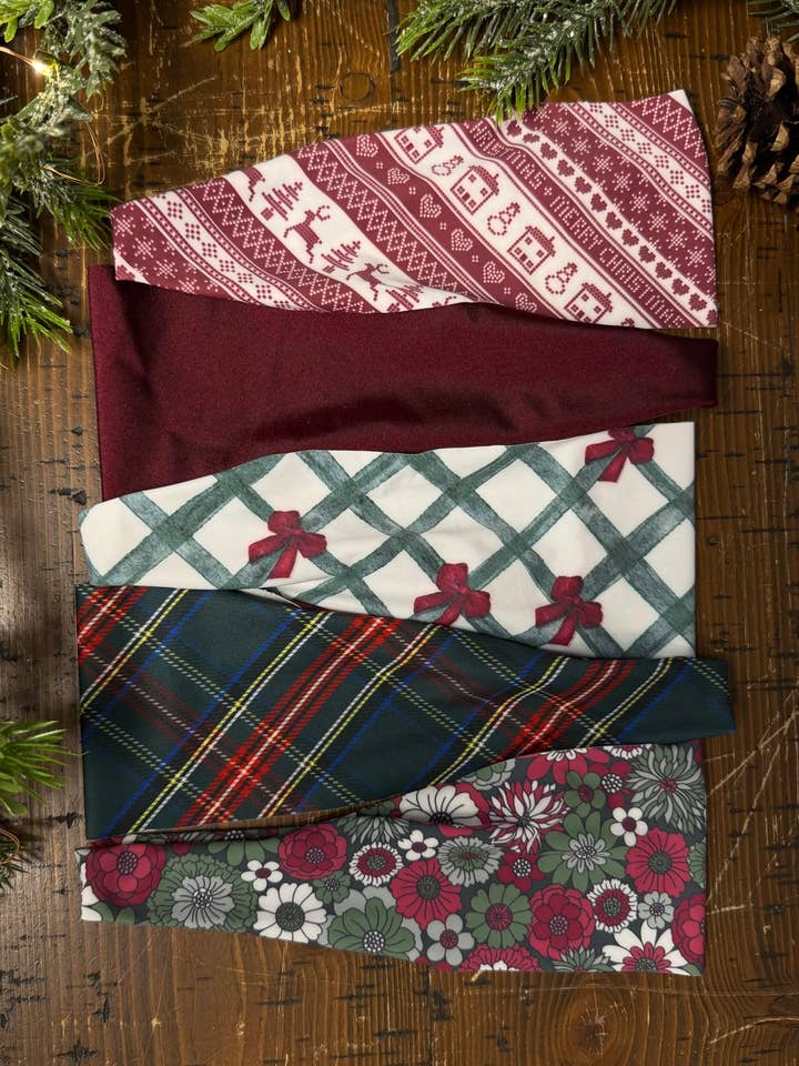 Fasce per Capelli Yoga per le Vacanze per la vendita all'ingrosso da parte di MandaBees Headbands