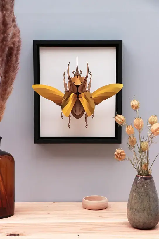 Papier Plume - Wholesale DIY Craft Kit - Paper Atlas Beetle Large4