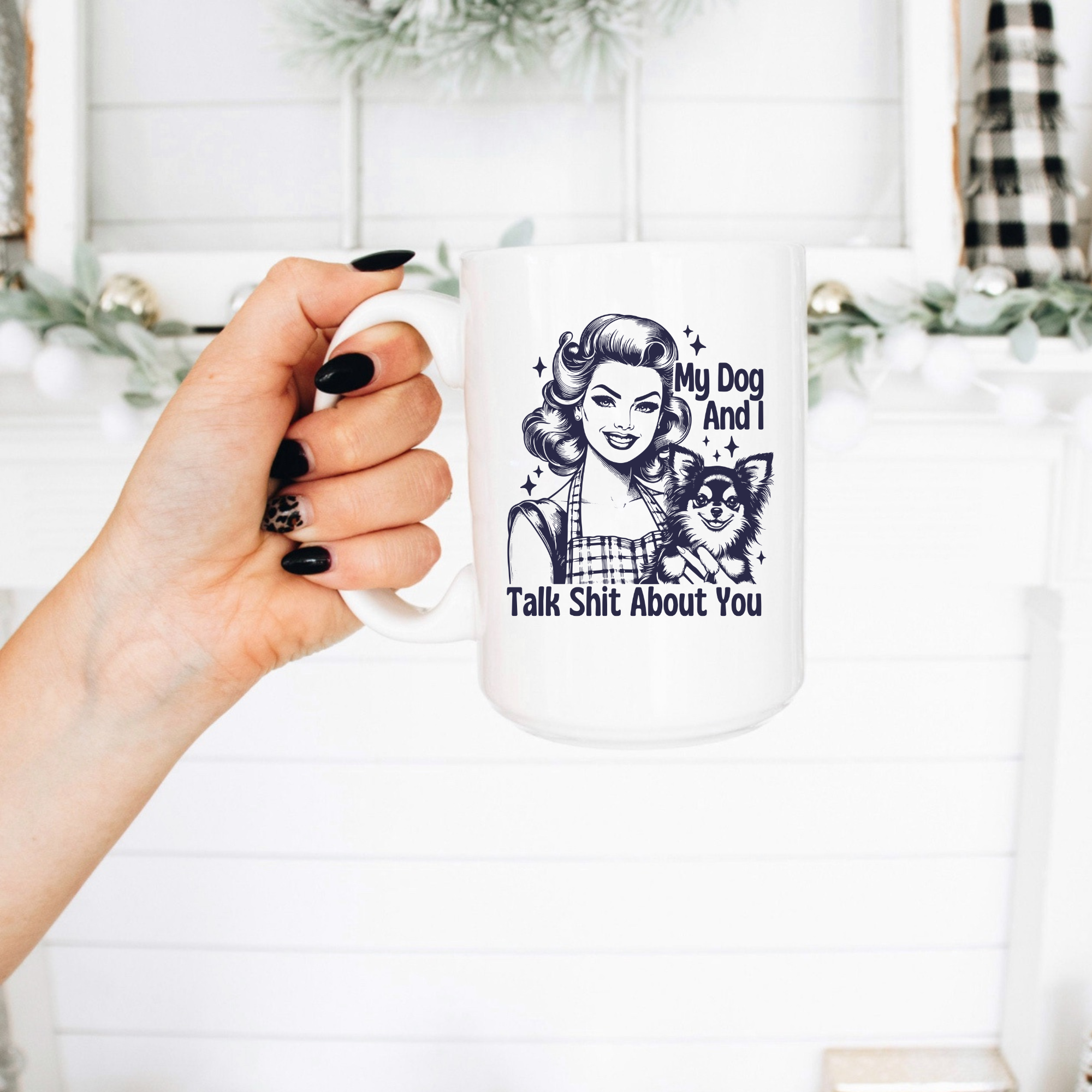 Boho Sips - Wholesale Coffee Mug - My Dog and I, Gossip, Coffee Mug, Pet Parent0