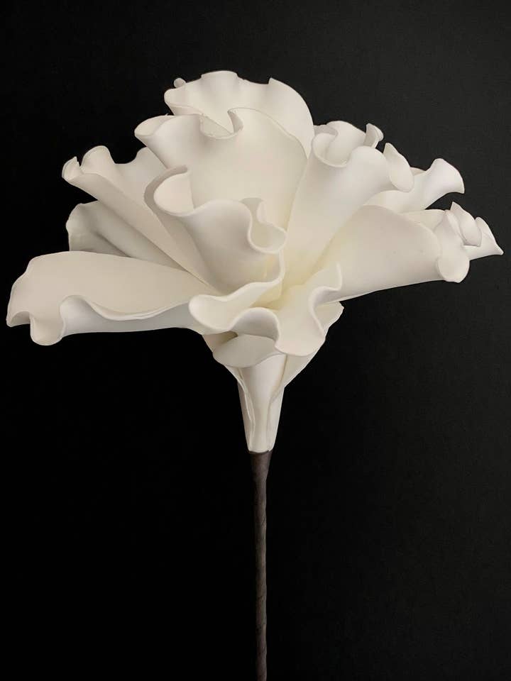 White Foam Flower 25x9" for wholesale by The Light Garden Collection