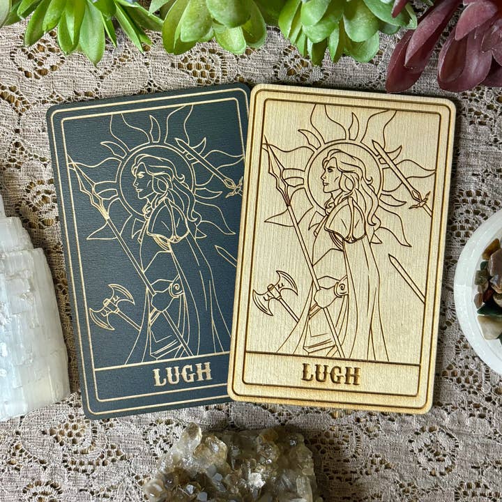 Lugh Deity Card | Altar Decor | Wall Art | Shelf Leaner for wholesale by Kraftmir