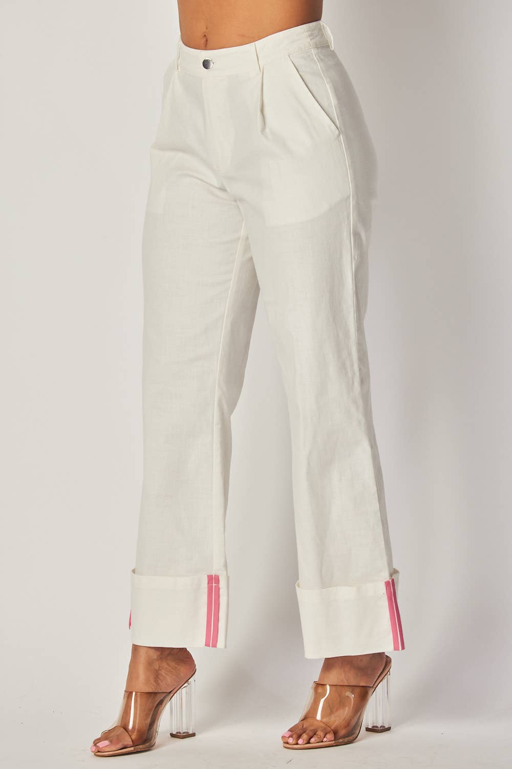 Hot & Delicious - Wholesale Broek - Dames - Jaylene Hem Manchet Broek (HDP32961)16