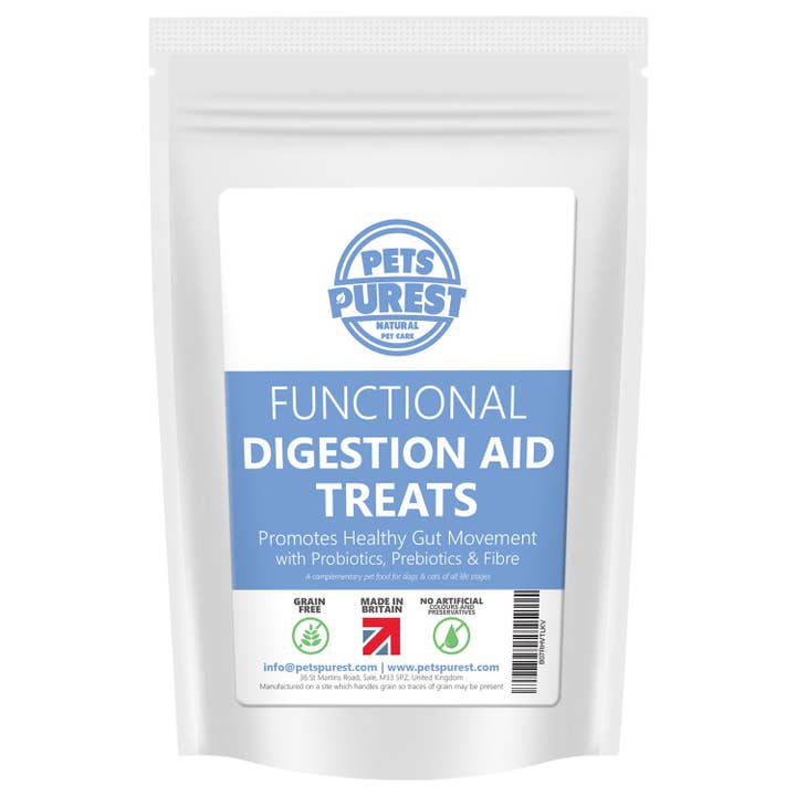Pets Purest Cat & Dog Digestion Support Treats - Natural Gra for wholesale by Pets Purest