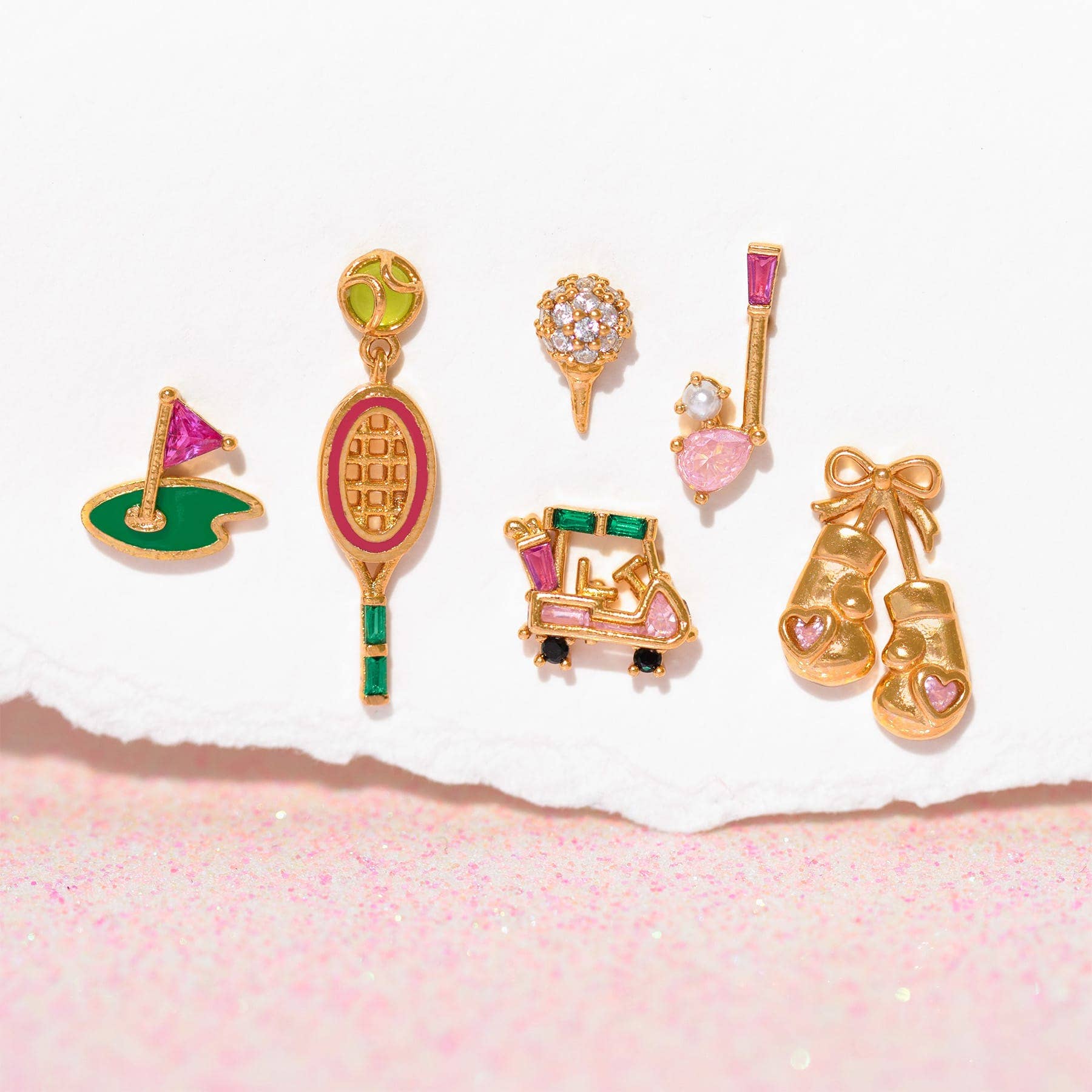 Girls Crew - Wholesale Jewelry Set - Hole in One Stud Set2