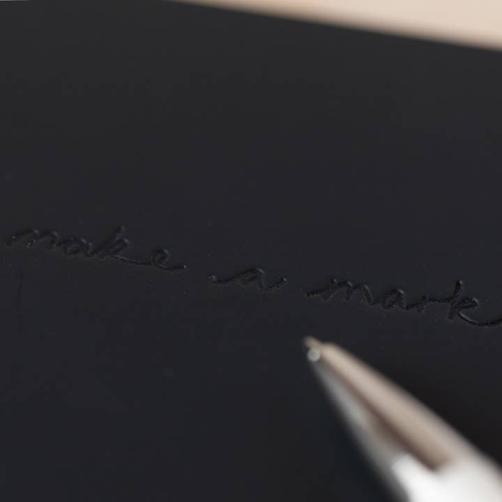 VENT for Change – Großhandel Notizbücher – Notizbuch, mittelgroßes Notizbuch aus recyceltem Leder, Anthrazit3