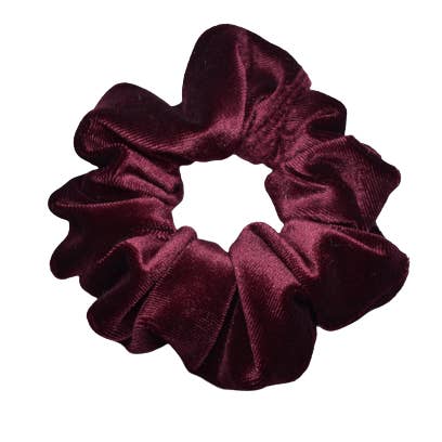 Velvet Scrunchie | Burgundy for wholesale by Mags