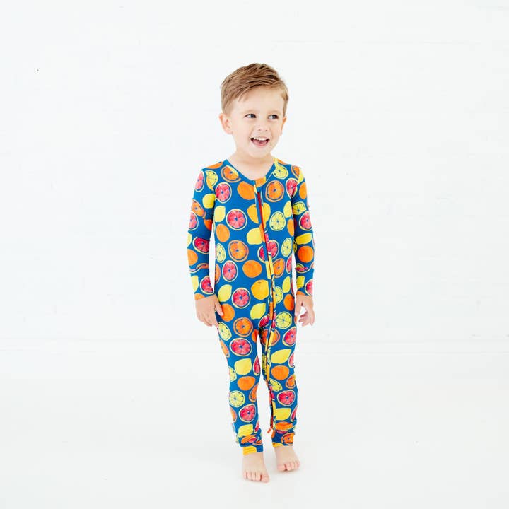 Dreamiere - Wholesale Jumpsuit - Baby - Citrus Got Real Convertible Footie