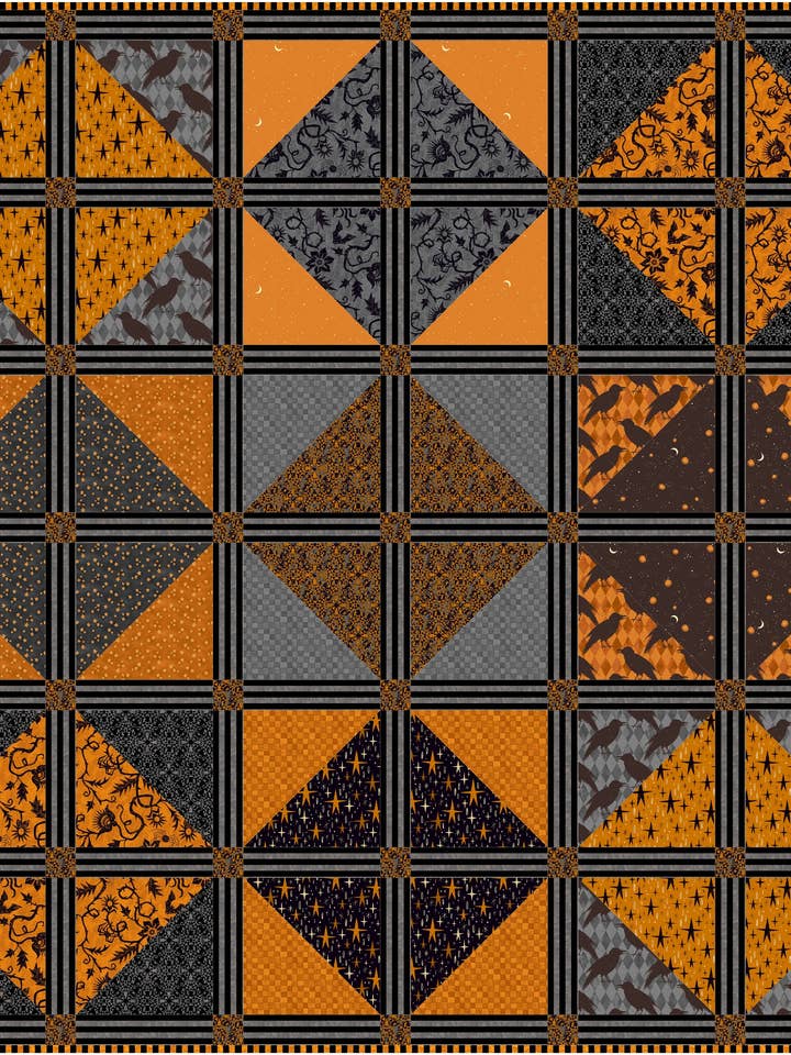 Nevermore Quilt for wholesale by Needle in a Hayes Stack