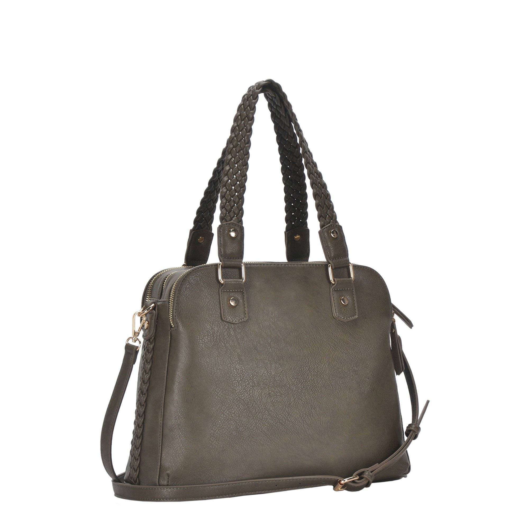 MMS Brands - Wholesale Satchel - Women's - Roxanne Triple Compartment Satchel7