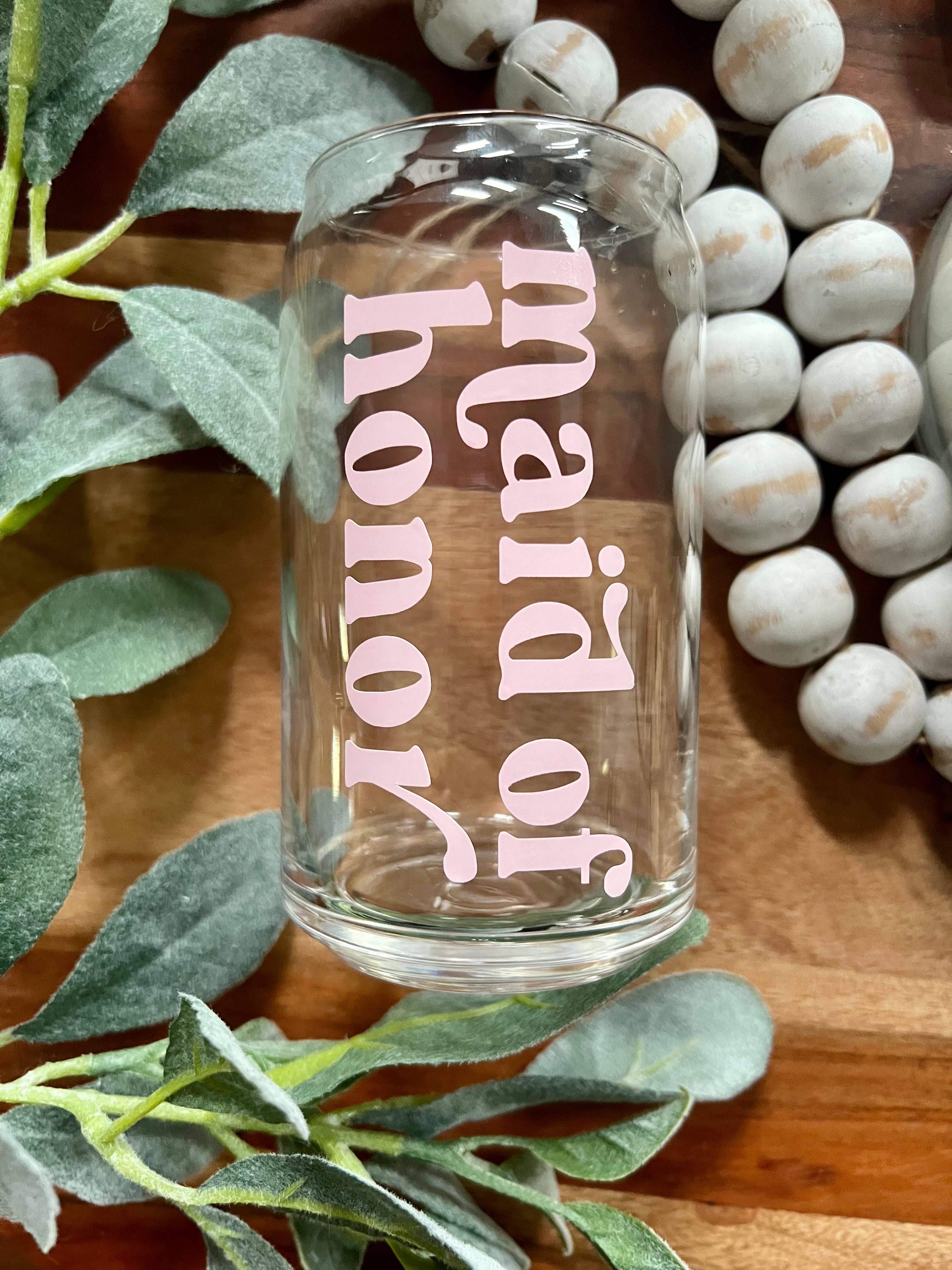 Boho Sips – wholesale Drinking glass/cup – Wedding Can Glass, Wife, Bride, Bridesmaids, Bachelorette2