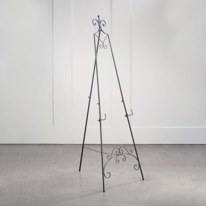 Tripar International – wholesale Easel – 65" Black Metal Floor Easel3