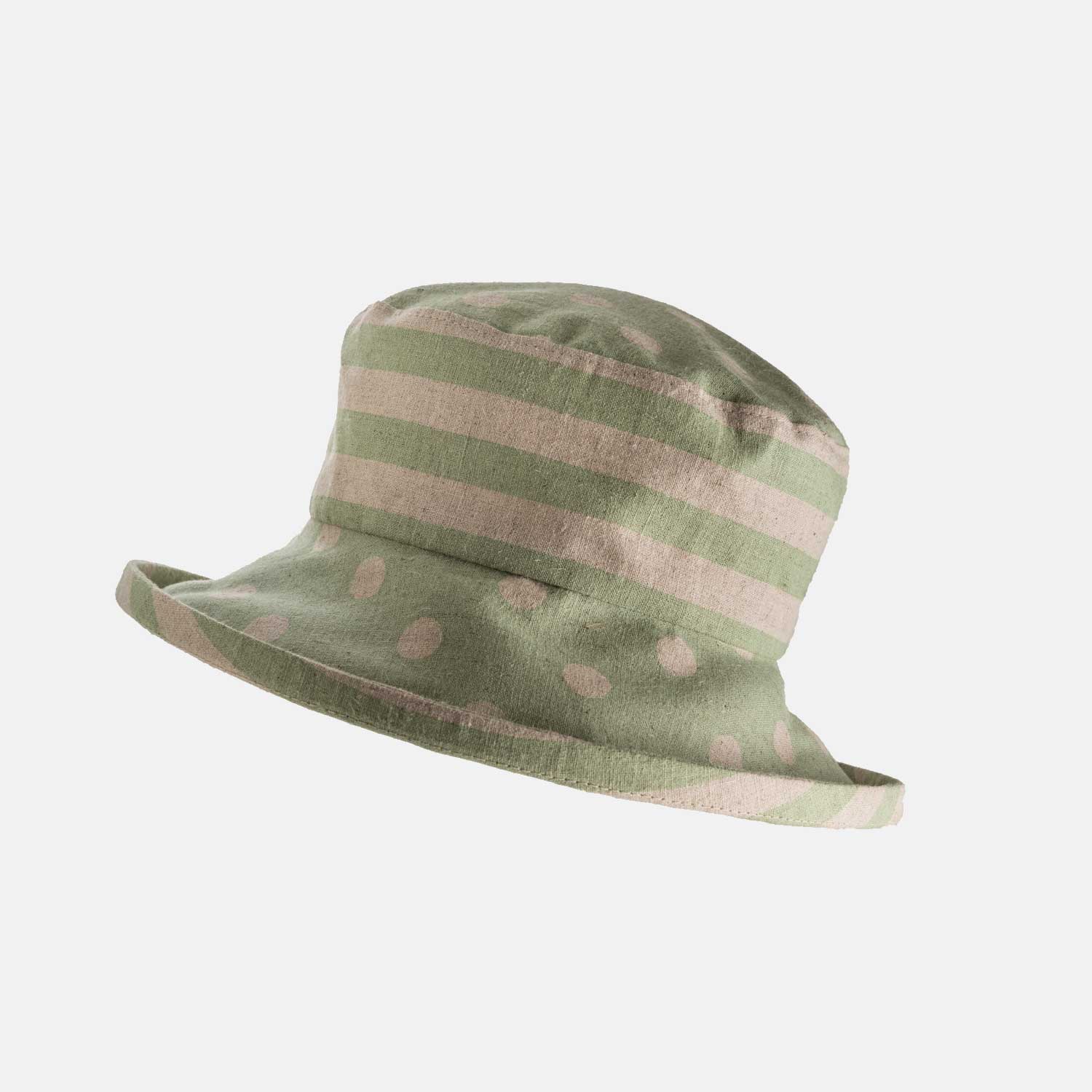 Proppa Toppa Hats - Vente Chapeau de paille – femme - Chapeau de soleil japonais à rayures en lin1